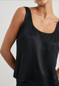 Rails Lexi Tank in black - women's tank top - alternate view