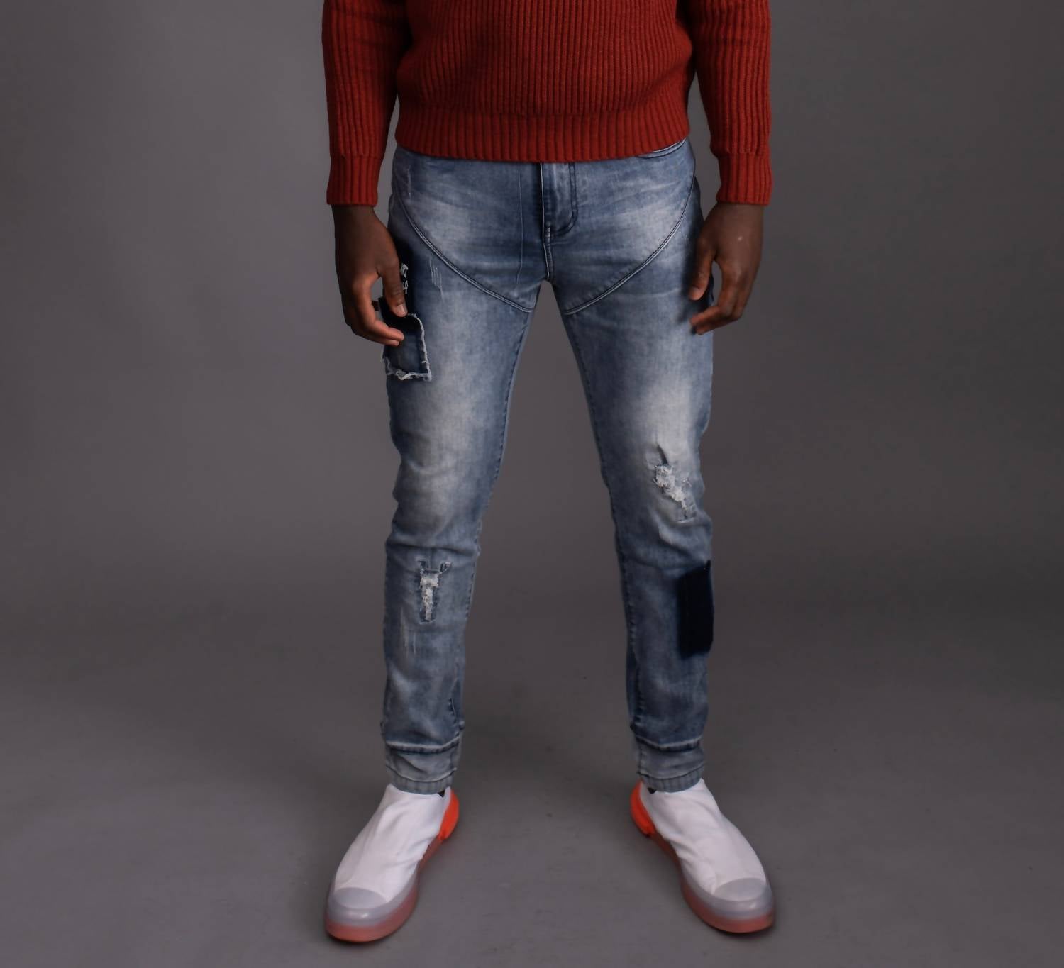 The Athletic Side Of Us - Act Self Denim Premium Street-style Jeans