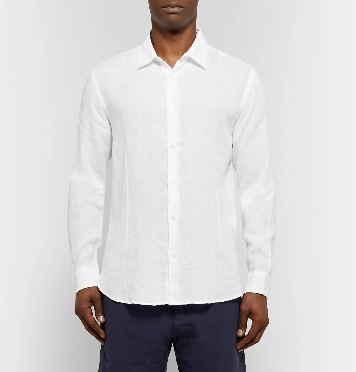 Orlebar Brown - Morton Tailored Linen Shirt - Plus