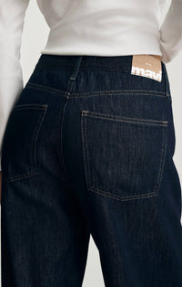 mavi Nella Wide Leg Jeans in dark wash - women's jeans - alternate view