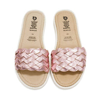 Oldsoles - Girl's Puff Leather Slides