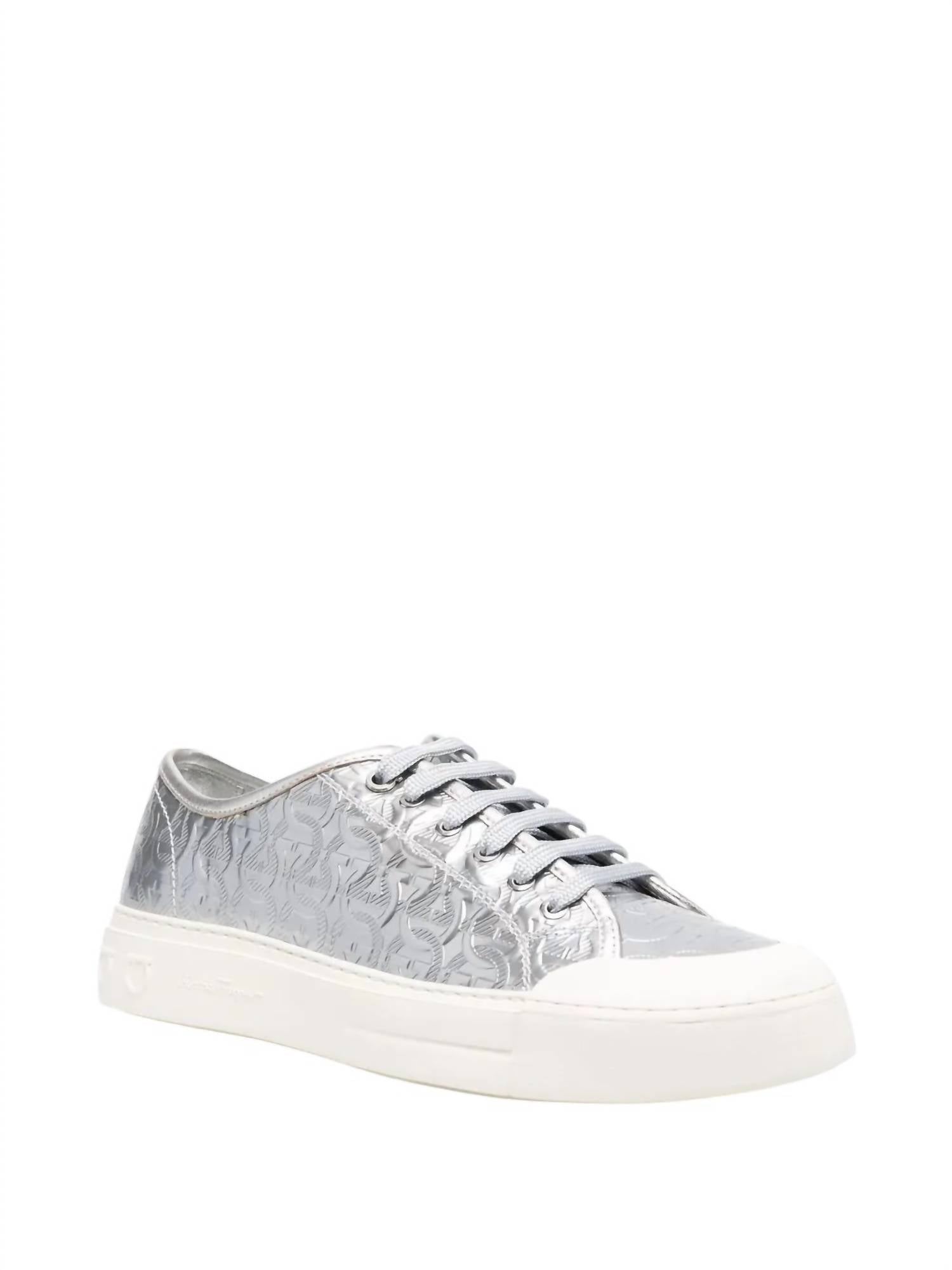 Salvatore Ferragamo - Men's Gancini Low Top Sneakers