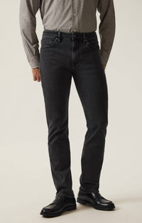 34 Heritage Courage Straight Leg Jeans in smoke brushed urban - men's jeans