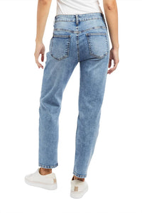Tractr - Stud Yoke Slim Straight Jeans