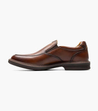 Florsheim Men's Norwalk Moc Toe Slip On in cognac - men's loafer - alternate view