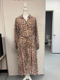 Jodifl - Women's Collared Button Up Long Sleeves Dress