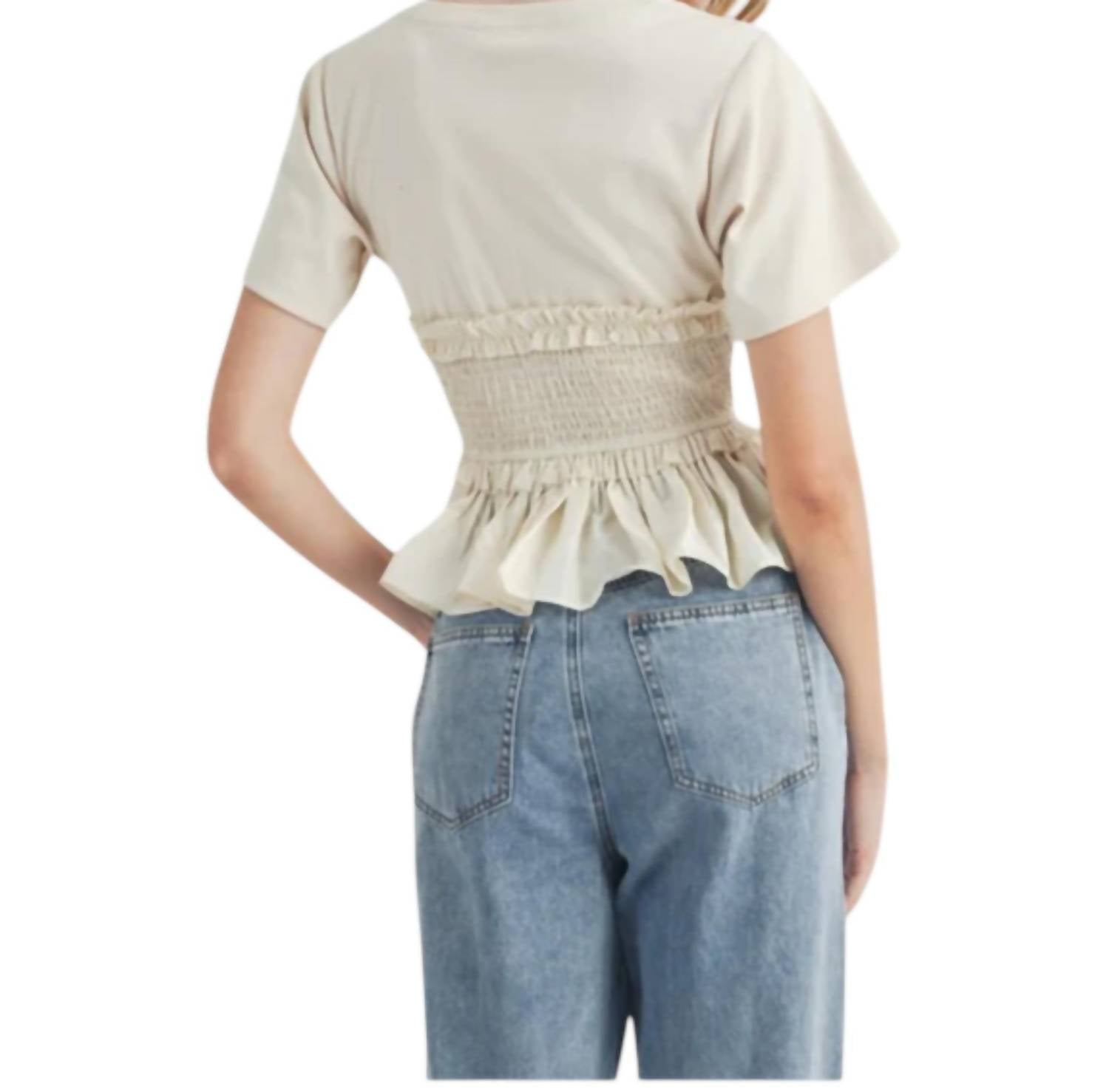 Mable - Annie Peplum Top