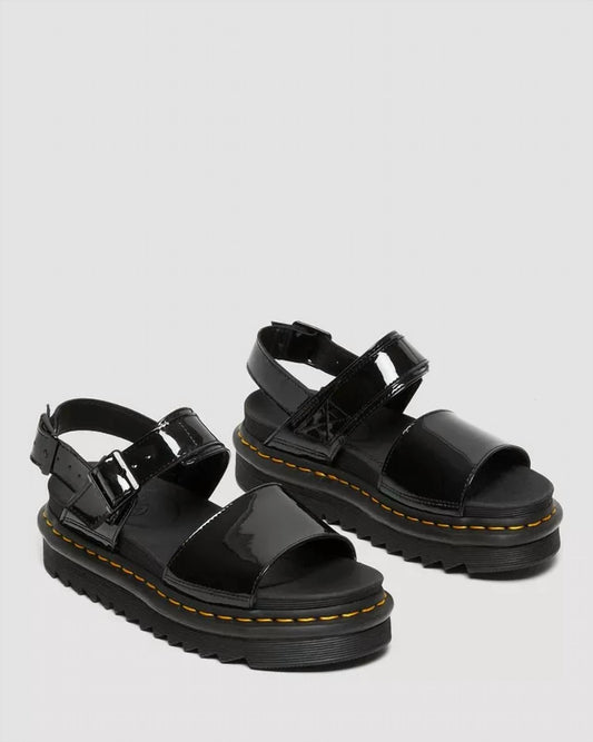 Dr. Martens - Voss Women's Patent Leather Strap Sandals