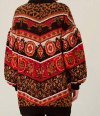 Farm Rio - Women's Ainika Tiles Knit Cardigan