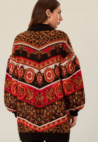 Farm Rio - Women's Ainika Tiles Knit Cardigan