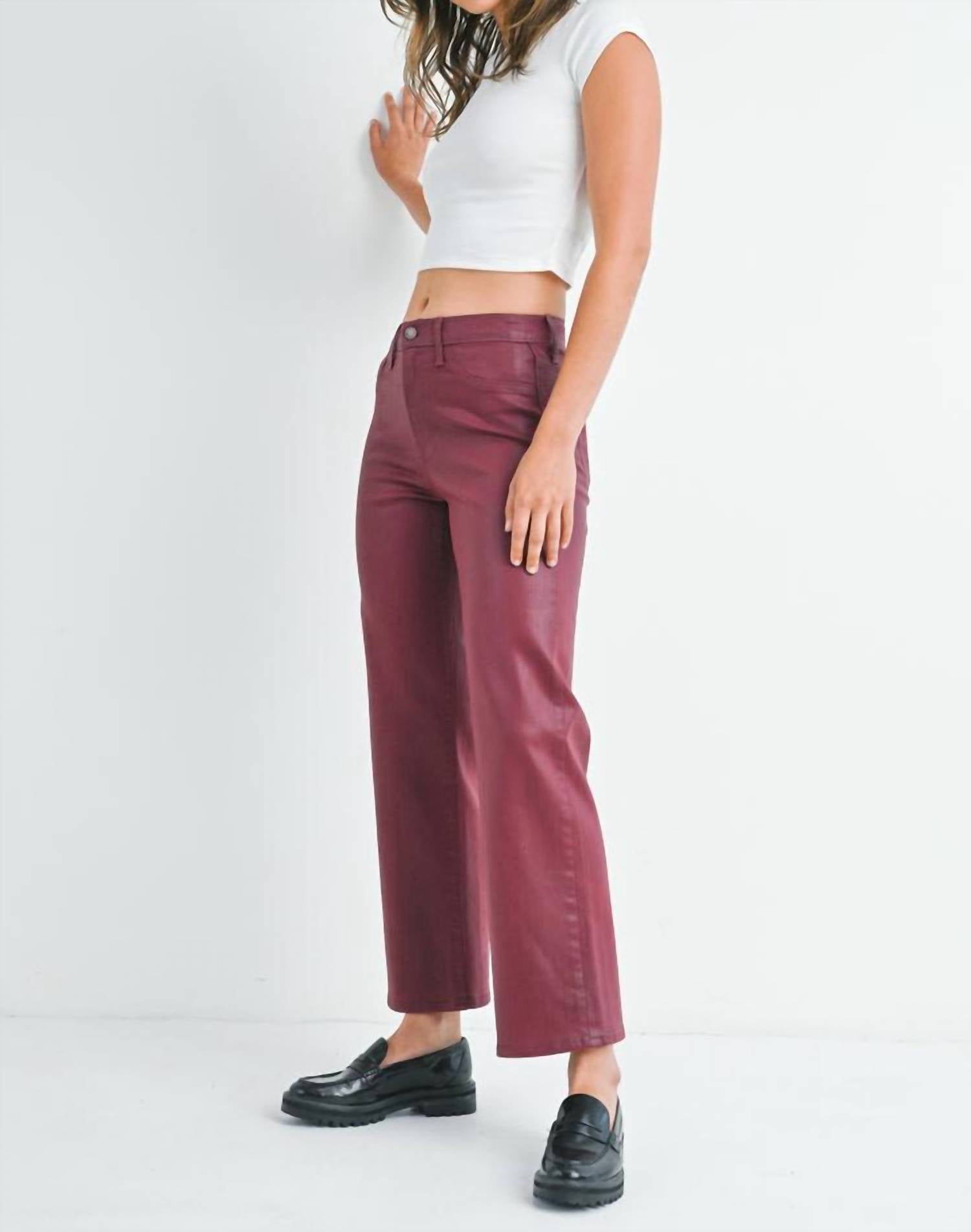 Just Black Denim - The Coated Straight Leg