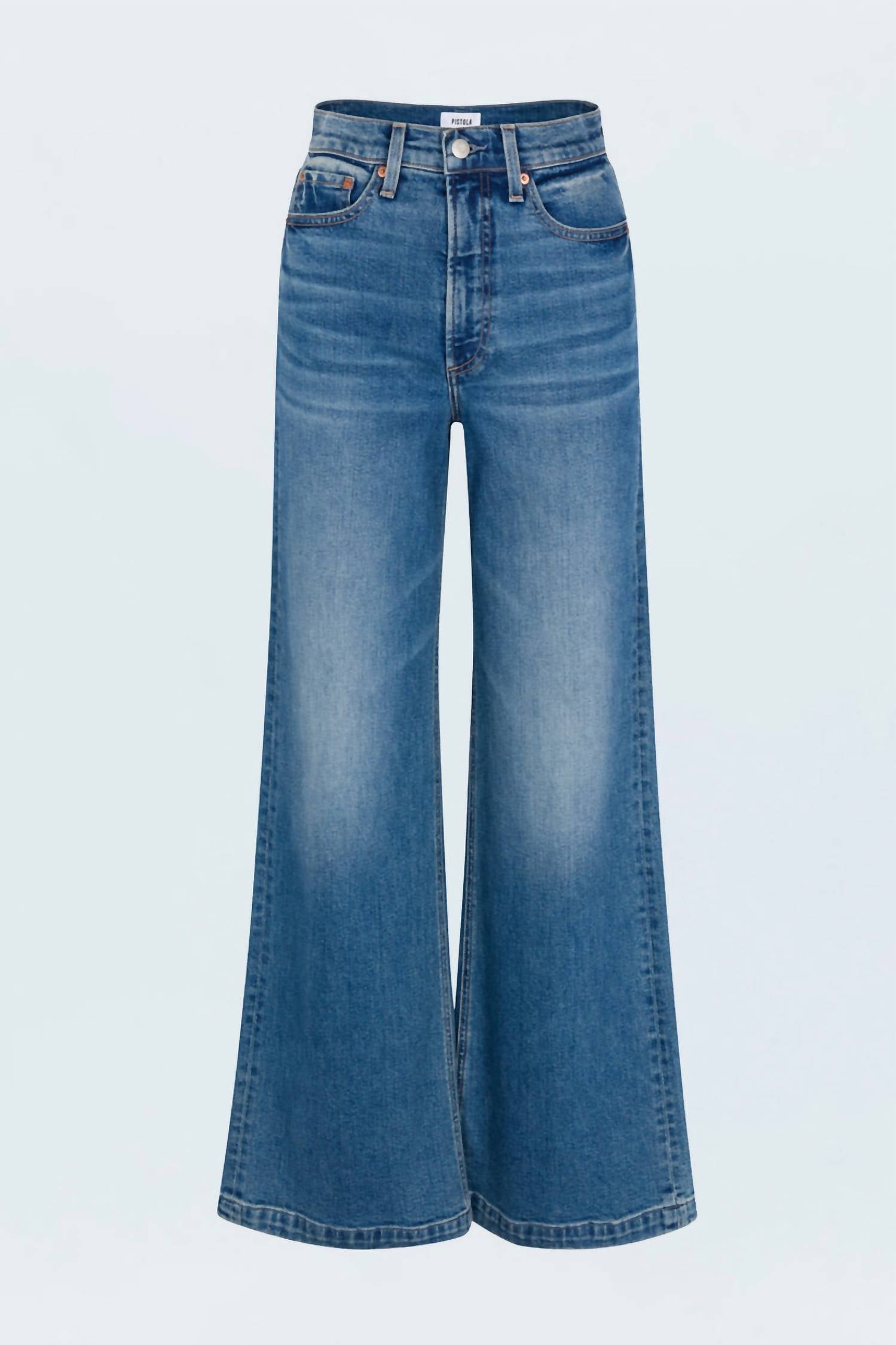PISTOLA Lana High Rise Ultra Wide Leg Jean in soho - women's jeans - view 4