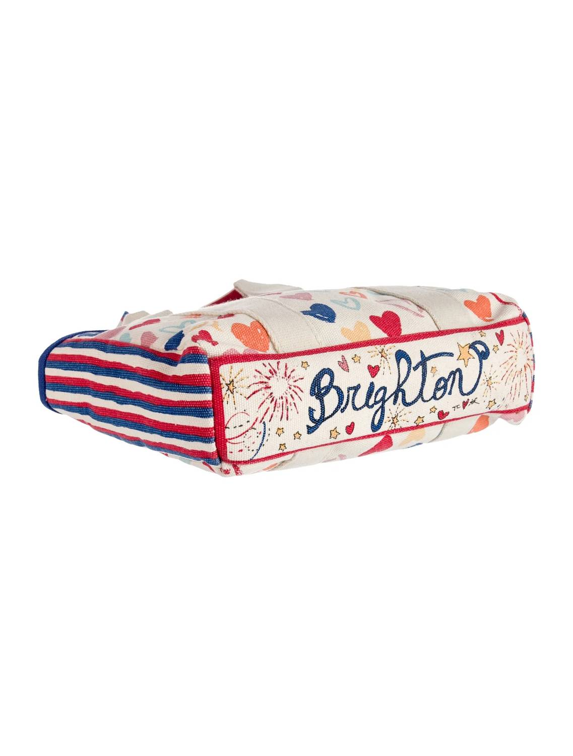 Brighton - You Heart Firework Canvas Mini Tote Crossbody Bag