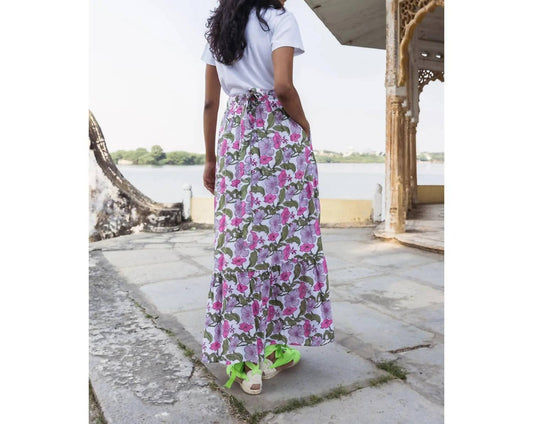 Sz Blockprints - Long Wrap Skirt