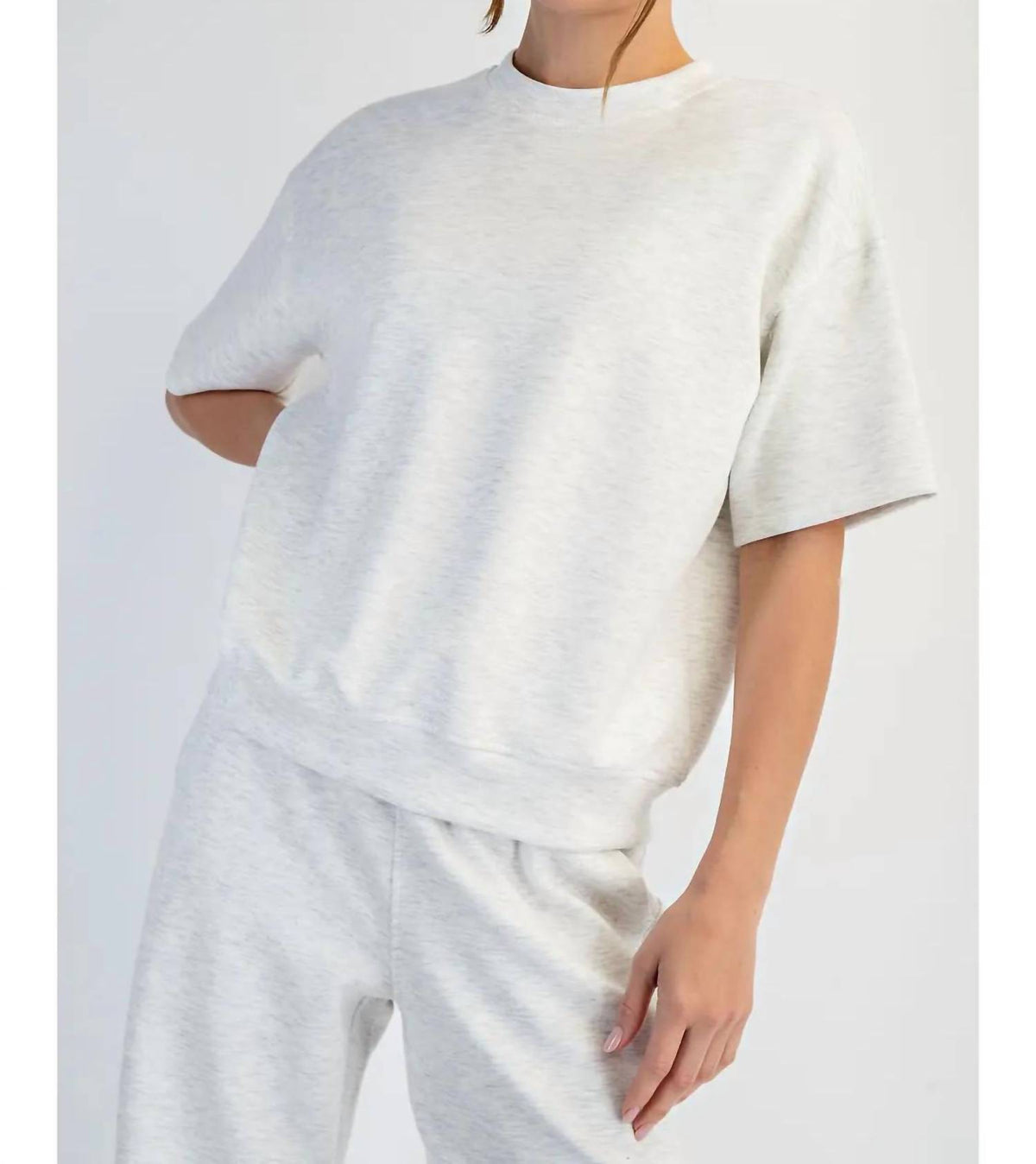 Rae Mode - Modal Scuba Basic Short Sleeve Top