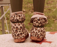 THE GREAT. Women's Down Quilted Slippers in brown - women's shoe - detail view