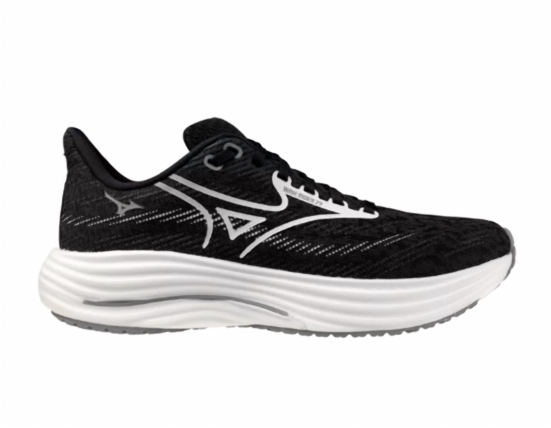MIZUNO Women's Wave Rider 29 Running Shoes in black sand white - women's sneaker