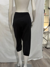 Rick Owens Women's Cropped Drawstring Pants in black - women's pants - detail view