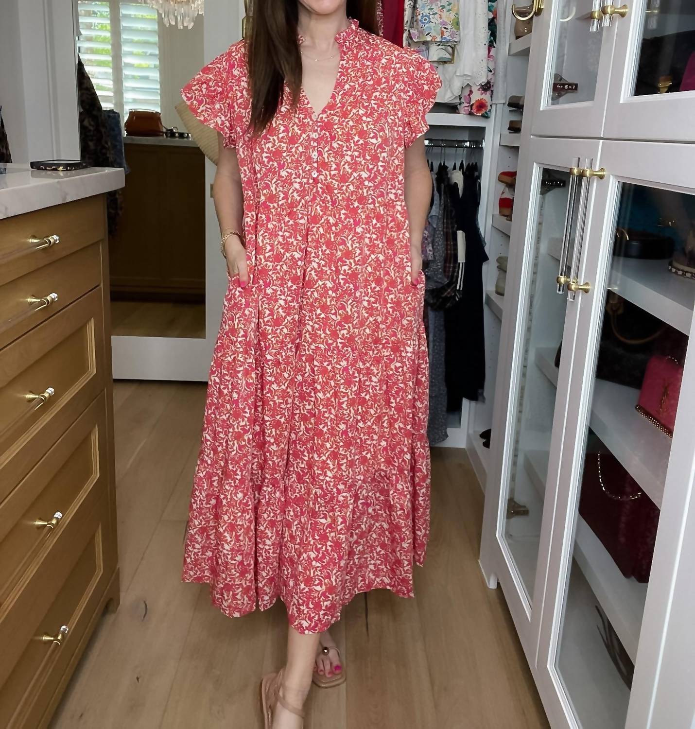 Entro - Blossom Breeze Midi Dress