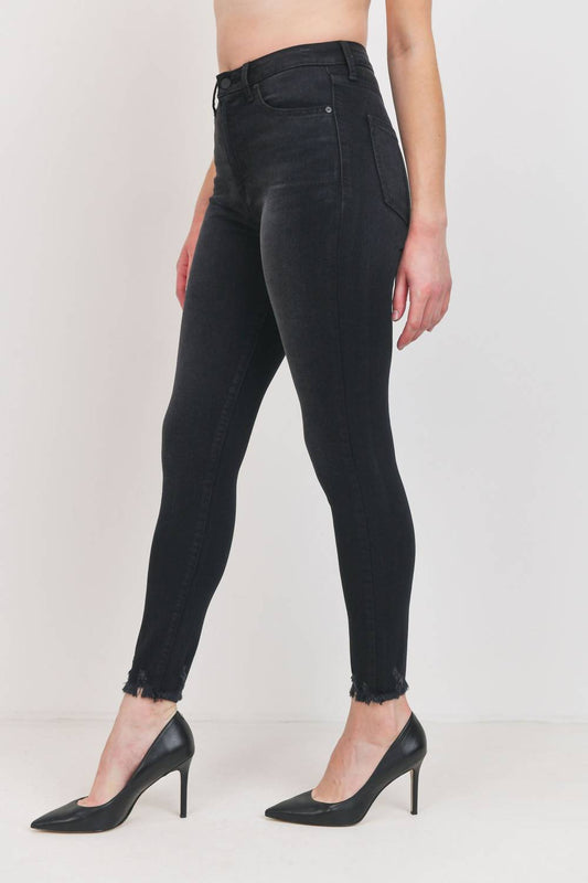 Just Black Denim - High Rise Distressed Jeans