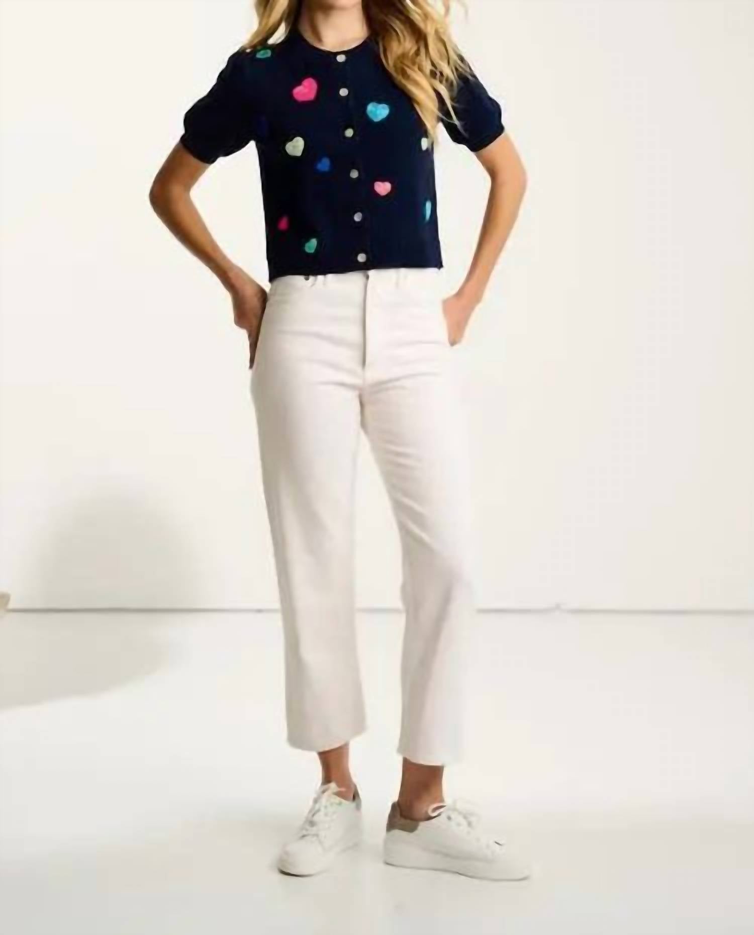 Lisa Todd - Royal Flush Cotton Cardigan