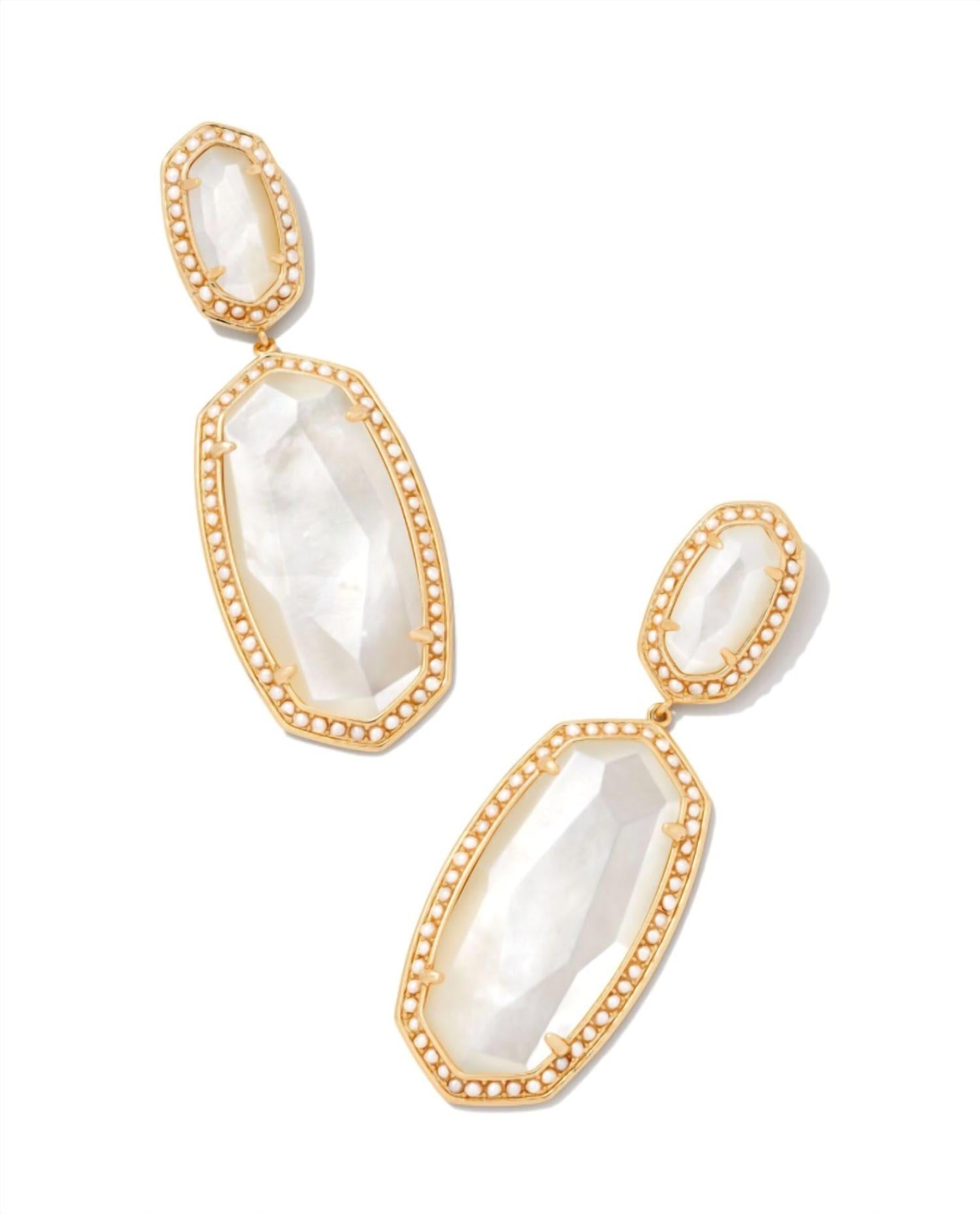 Kendra Scott - PEARL BEADED ELLE STATEMENT EARRING