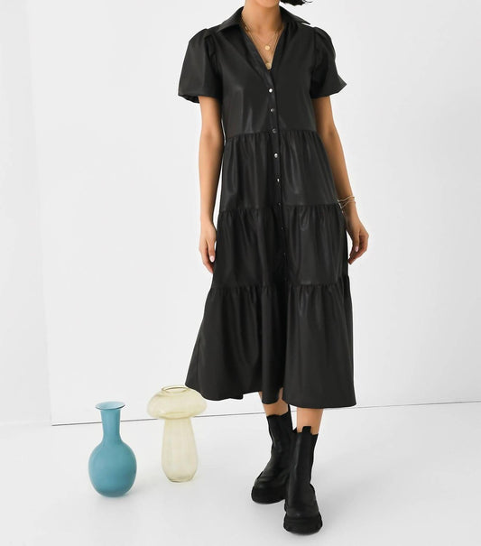 Brochu Walker - Havana Vegan Leather Dress