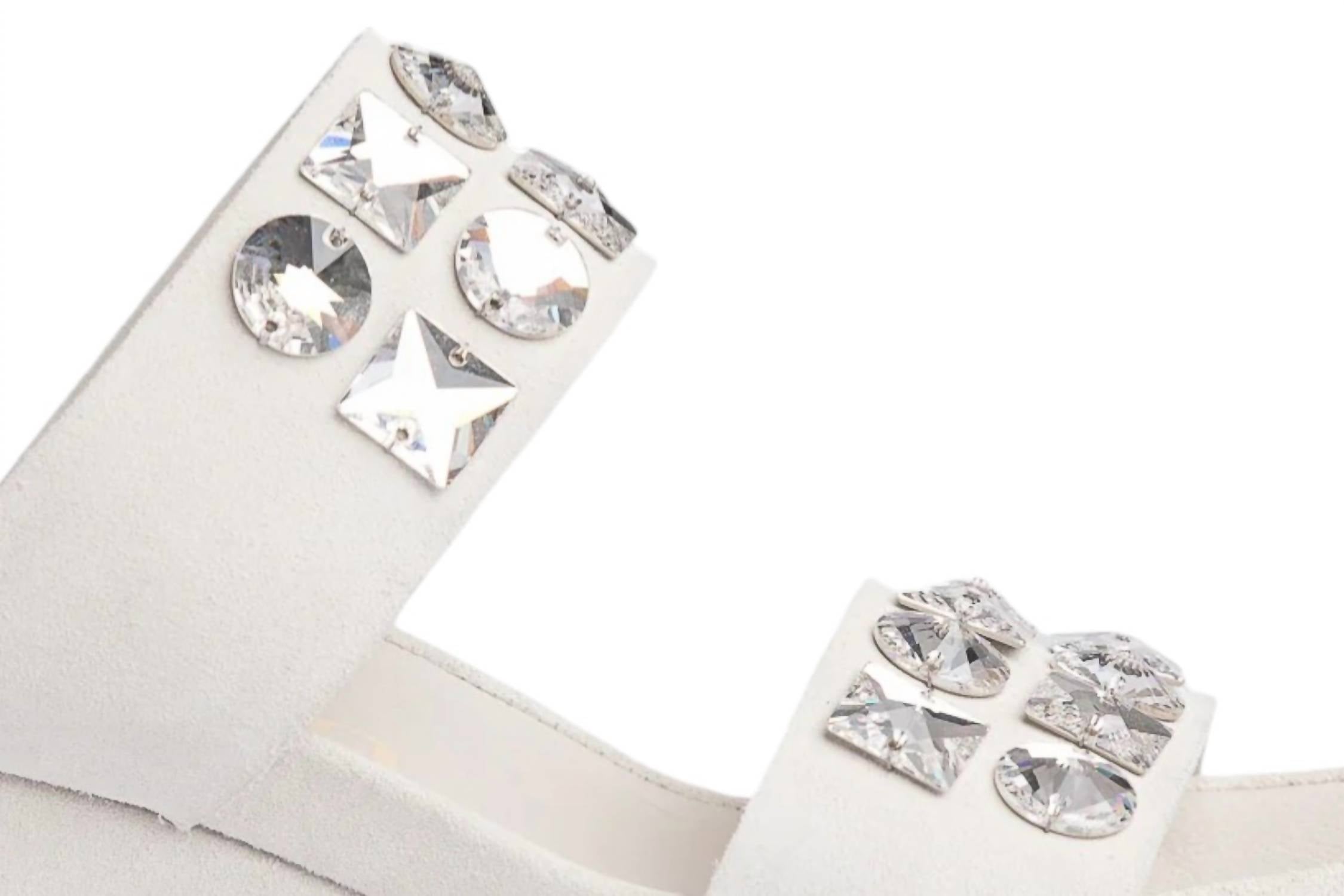 pedro garcia Women's Wendy Sandals in chalk - women's sandal - detail view