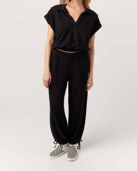 Project Social T - Going Places Mixed Textured Collared Pullover