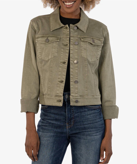 Kut From The Kloth - Julia Crop Denim Jacket