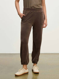 Velvet by Graham & Spencer Essie Straight Leg Pants in chocolate - women's pants