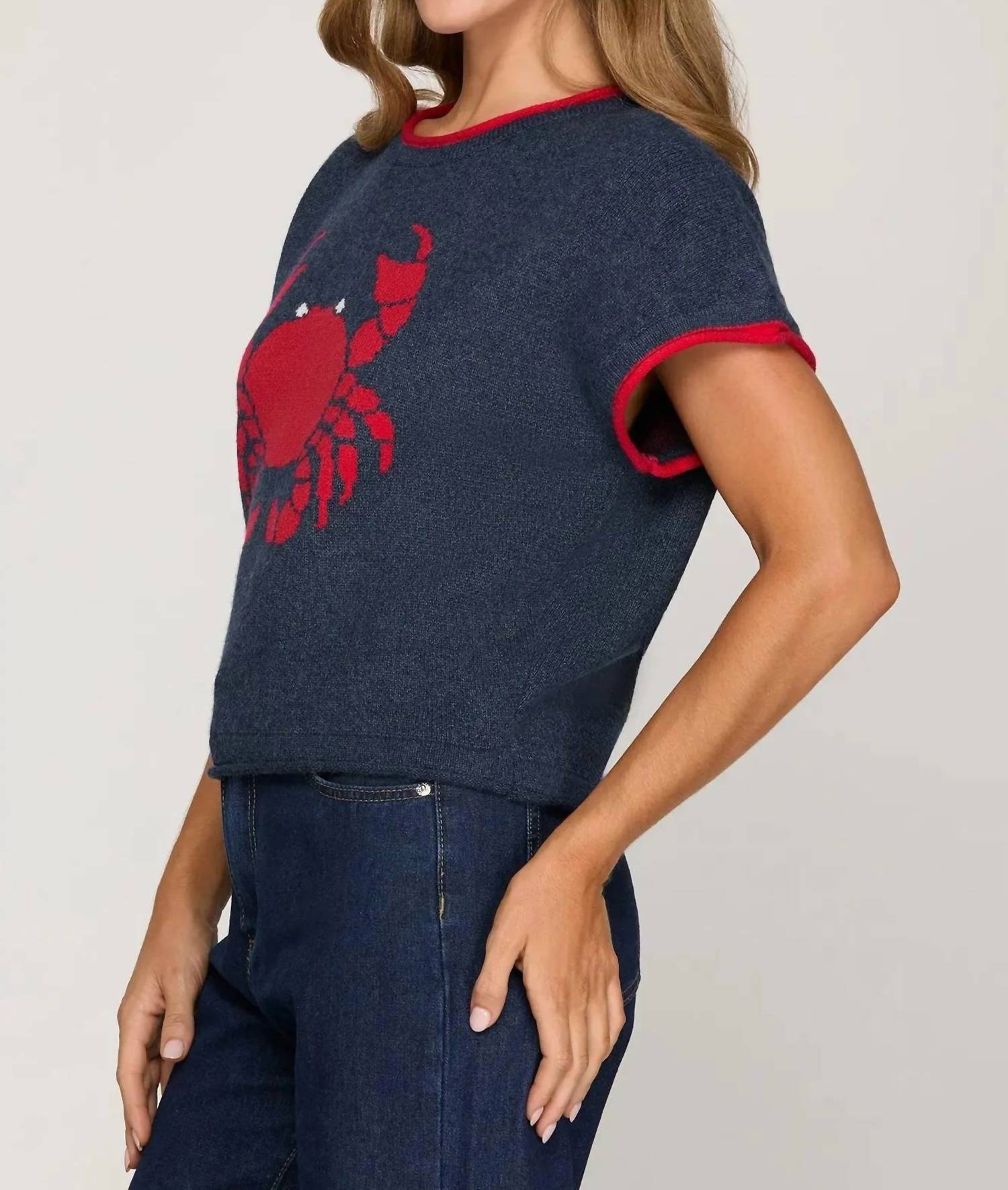 She + Sky - Coastal Crab Sweater