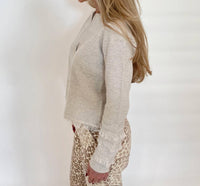 Kinross - Fringe Zip Cardigan