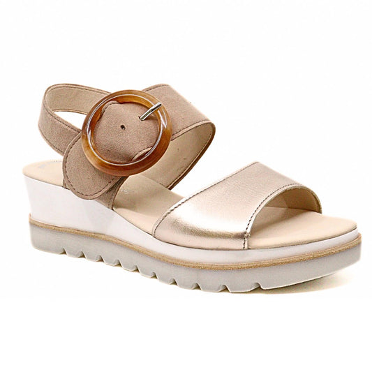 Gabor - Women's Sandal Wedge Champagne