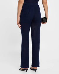 Naadam - Cable Pointelle Wide Leg Pants
