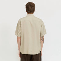 NN07 Freddy Short Sleeve No Pocket Shirt in fog - men's shirt - view 4