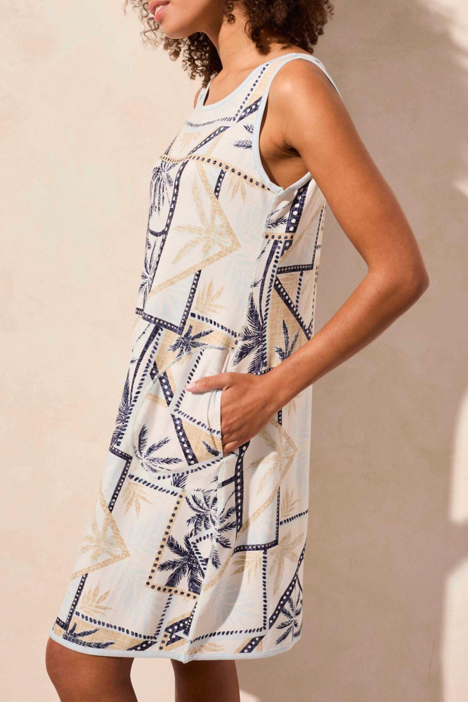 Tribal - Reversible Tropical Waters Sleeveless Dress