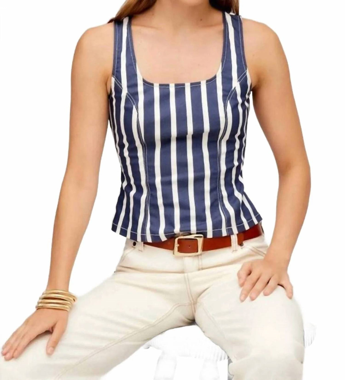 Fifteen Twenty - Striped Kali Top