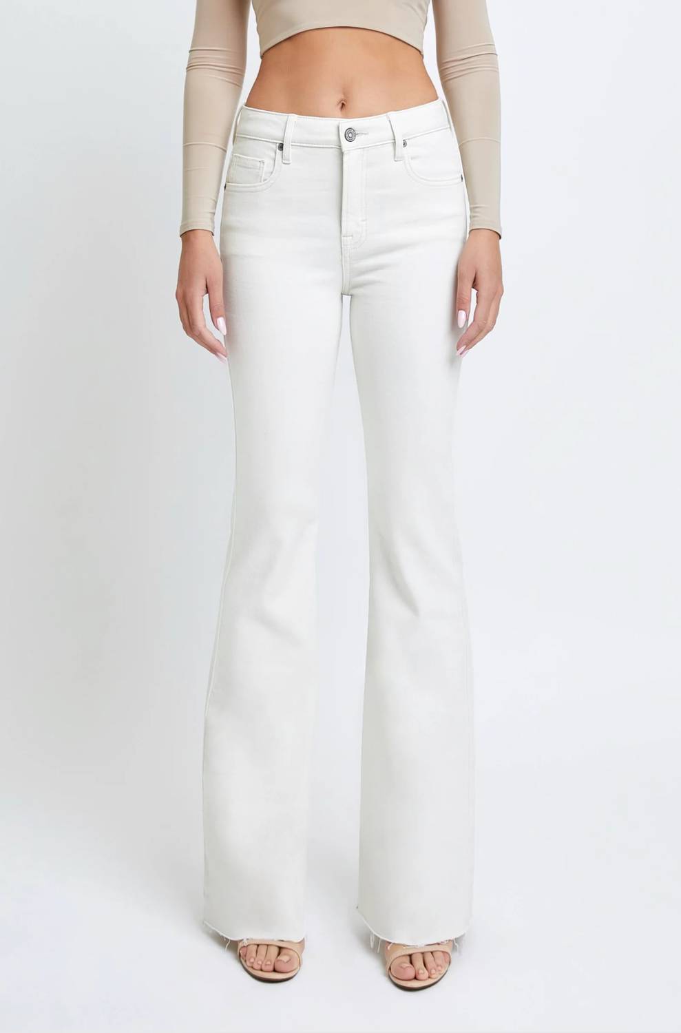 Hidden - High Rise Long Flare Jean