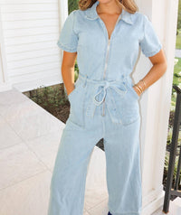 Mable - Baby Denim Jumpsuit