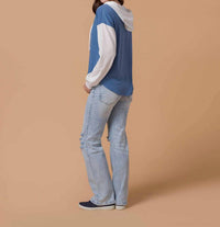 Grace And Lace - Pullover V-neck Color Block Hoodie