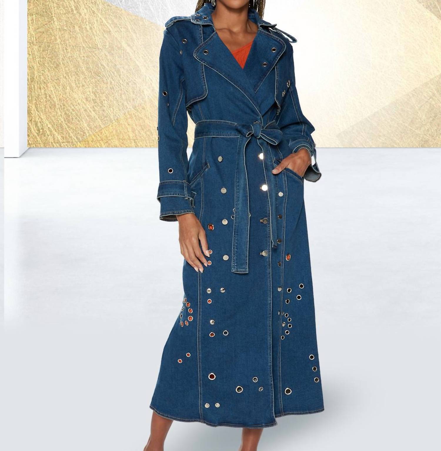 Donna Vinci - Denim Dress Coat