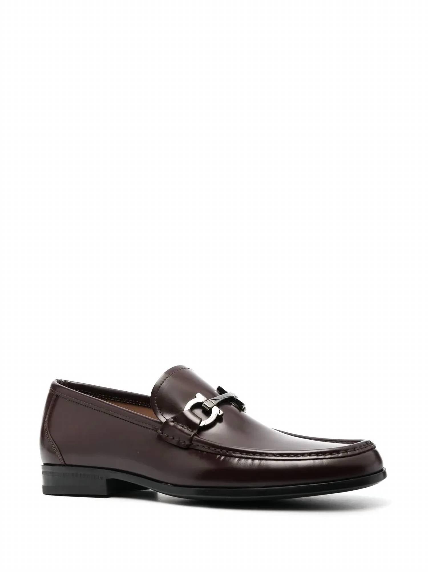 Salvatore Ferragamo Men's Grandioso Gancini-buckle Loafers in purple - men's loafer - view 184