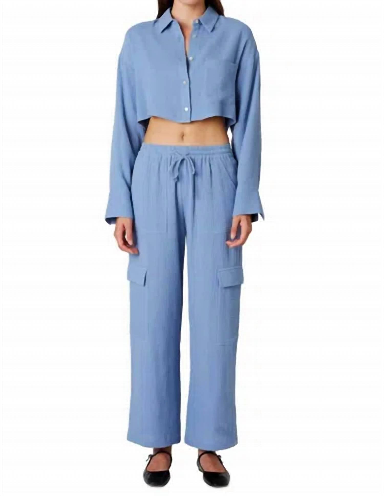 Nia - Austin Gauze Cargo Pants