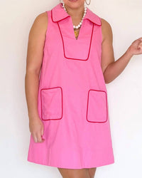 entro Blair Mini Dress in pink - women's dress