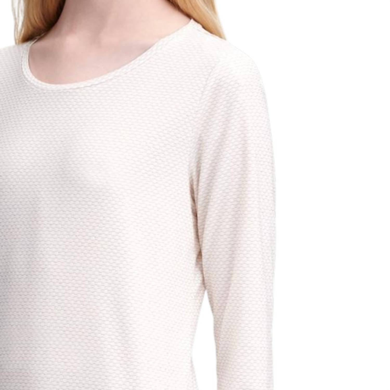 Calvin Klein - Textured Asymmetrical Hem Top