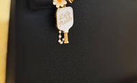 Ellison+Young - Women's Pickleball Daisy Bag Charm And Keychain