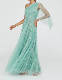 Theia - Carol One Shoulder Dress