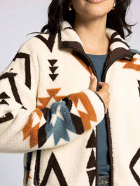 Thread & Supply Canyon Jacket in beige - women's jacket - alternate view