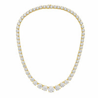 Diana M Jewels - Women's Round Lab-Grown Diamond Pendant Necklace (110.00 Ct) - Signature